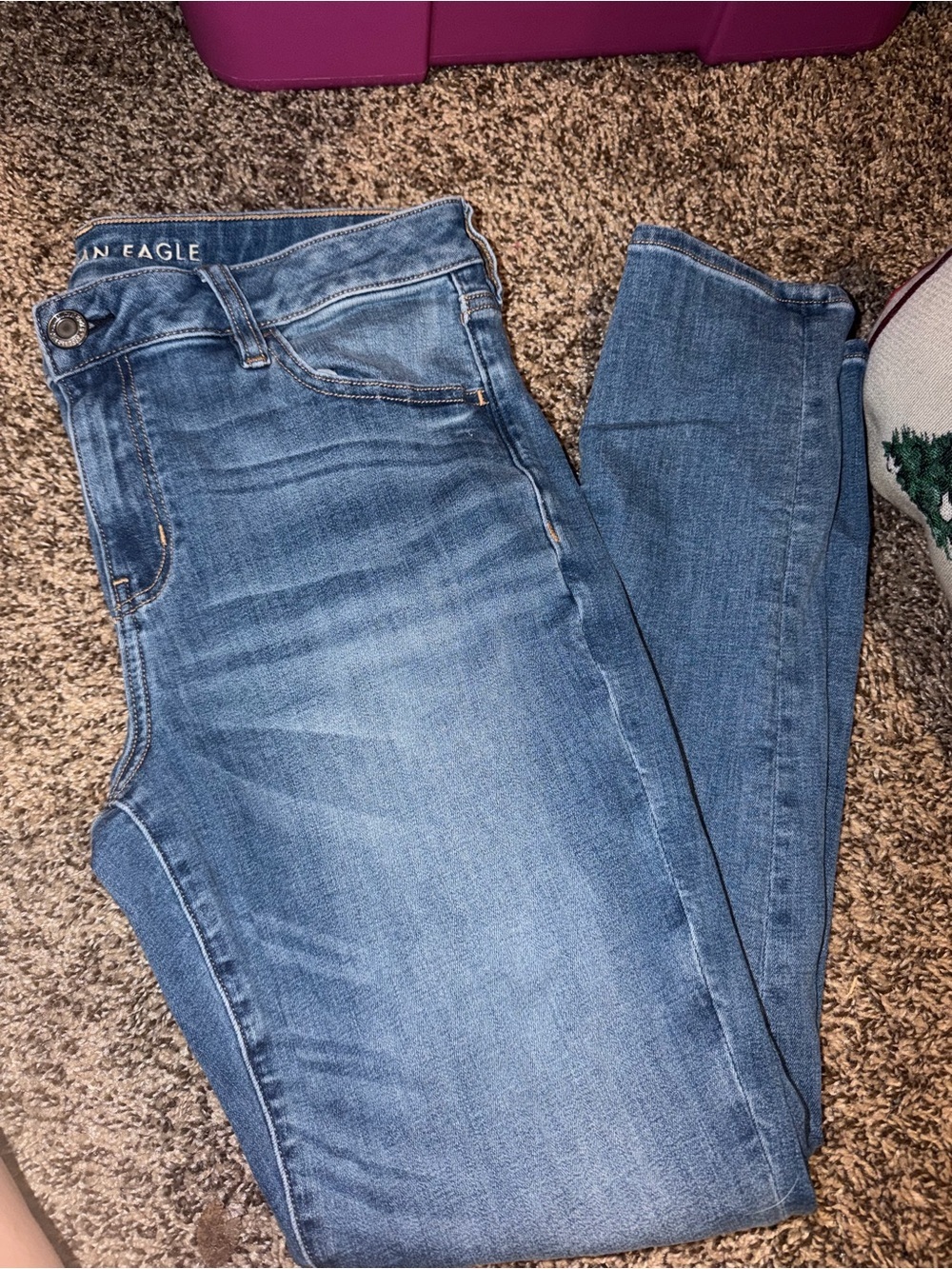 American Eagle Outfitters Light Blue Skinny Jeans